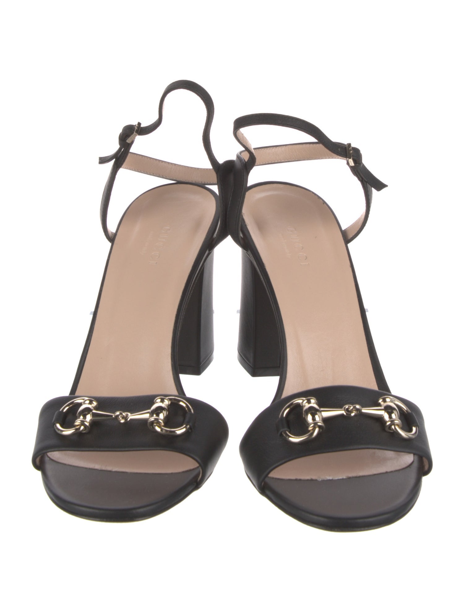 Gucci Horsebit Accent Leather Sandals