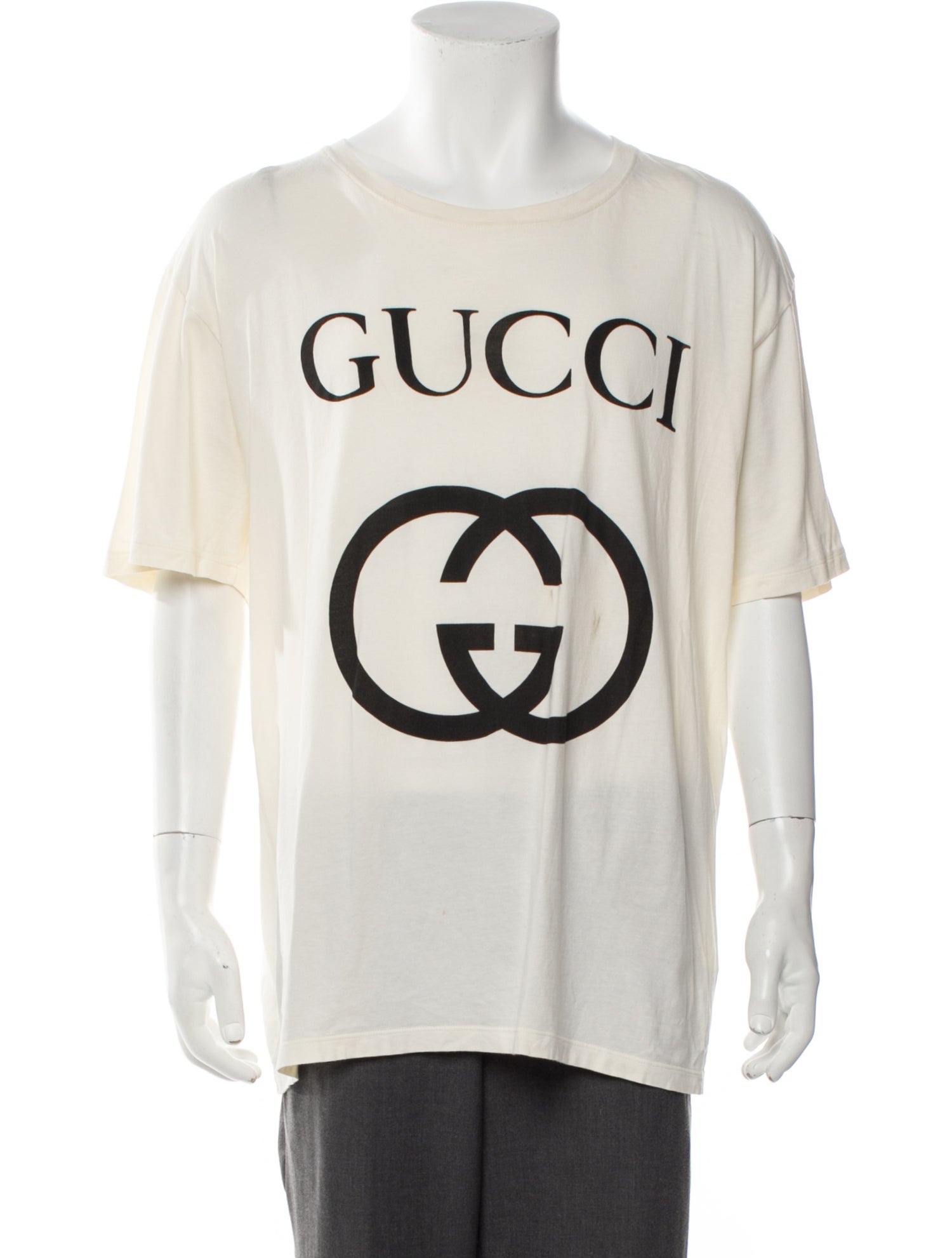 Gucci Interlocking G Logo Crew Neck T-Shirt