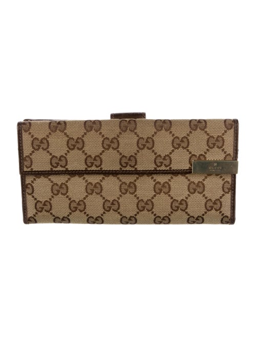 Gucci GG Canvas Canvas Continental Wallet