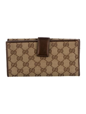 Gucci GG Canvas Canvas Continental Wallet
