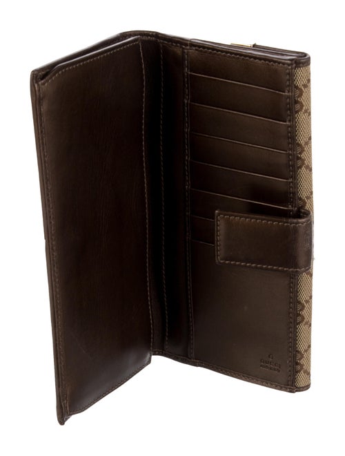 Gucci GG Canvas Canvas Continental Wallet