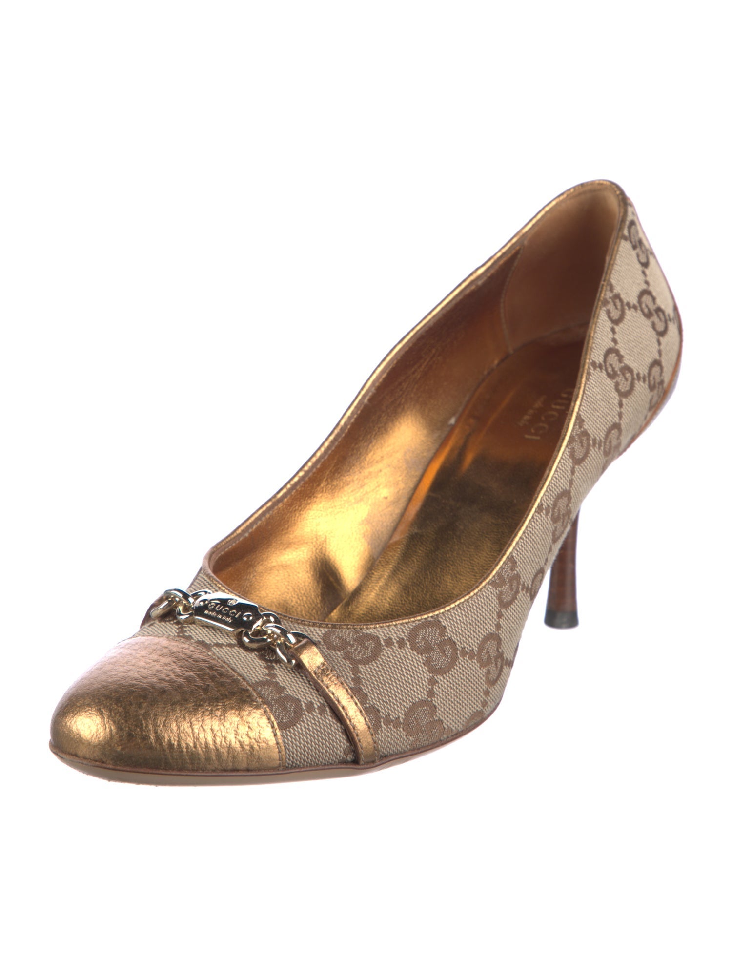 Gucci GG Canvas Canvas Pumps