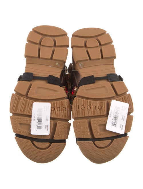 Gucci Leather Colorblock Pattern Chunky Sneakers