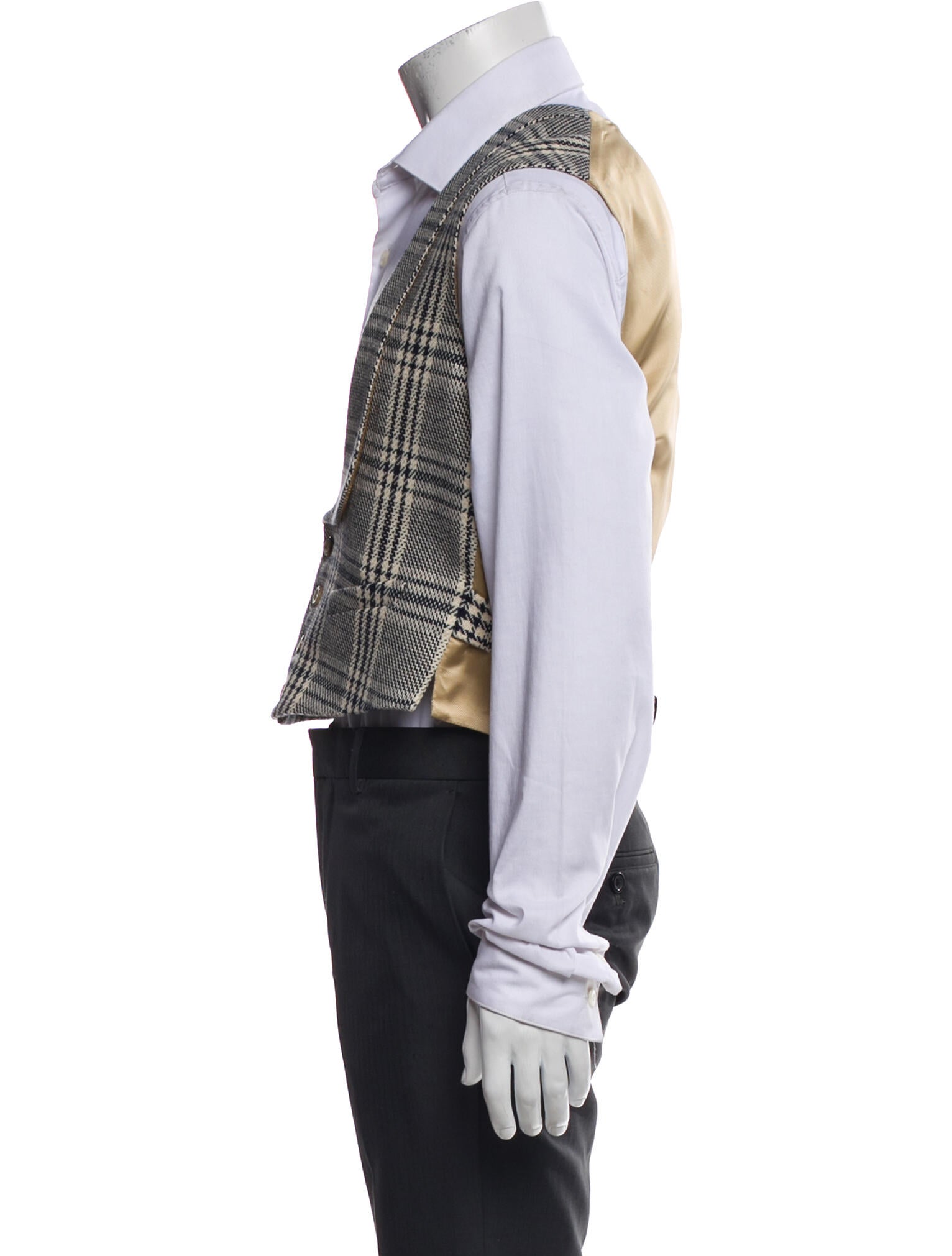 Gucci 2023 Tweed Pattern Suit Vest