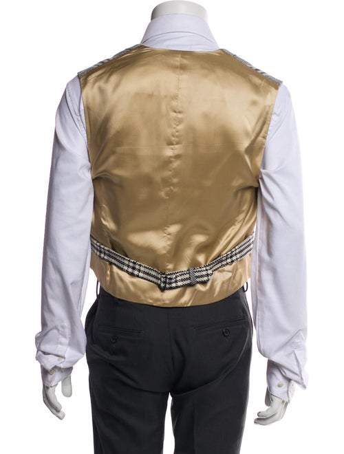 Gucci 2023 Tweed Pattern Suit Vest