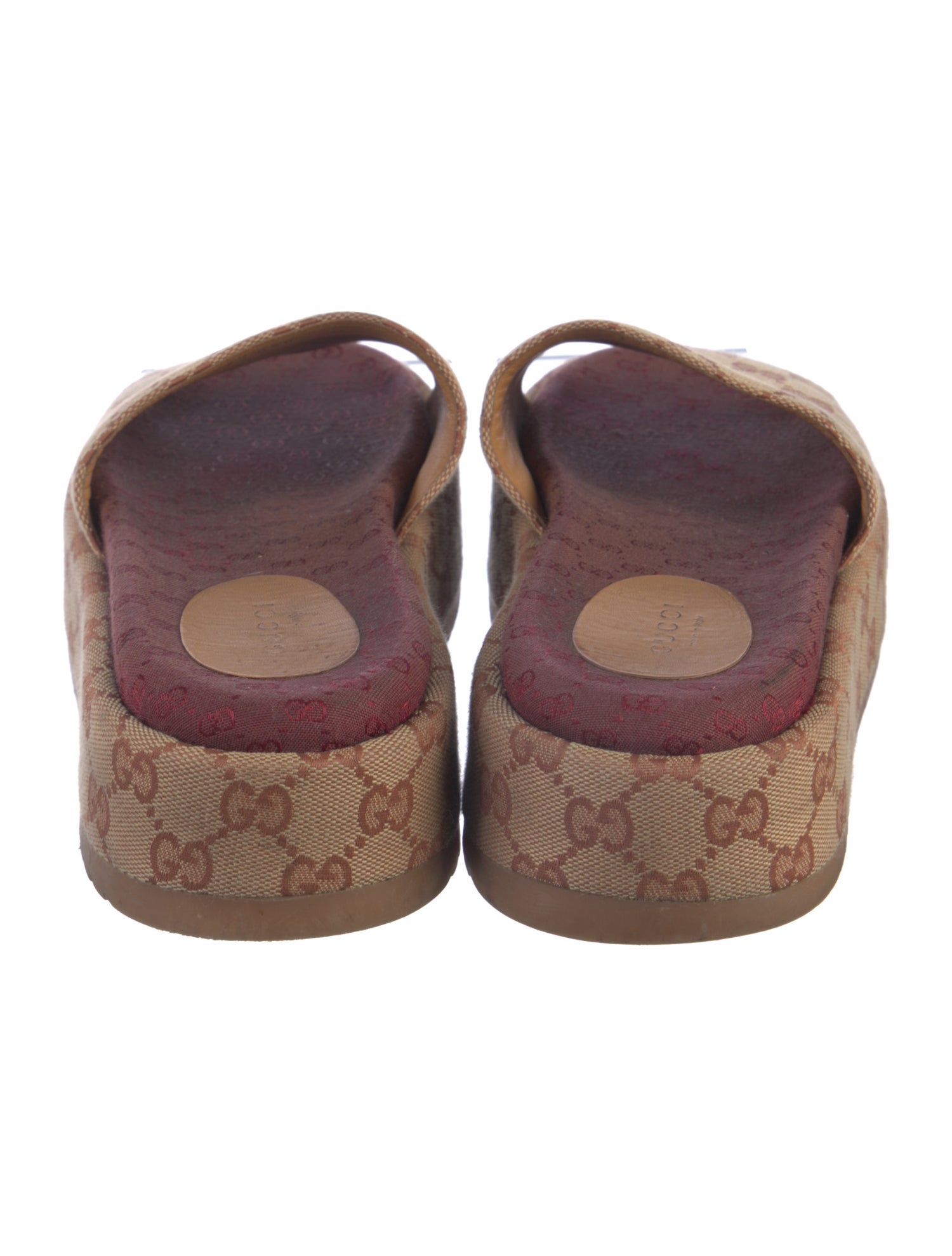 Gucci GG Canvas Slides