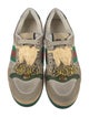 Gucci Web Accent Suede Sneakers