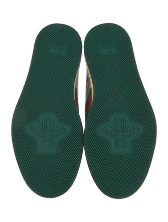Gucci Web Accent Suede Sneakers