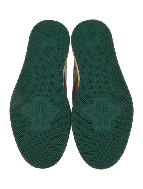 Gucci Web Accent Suede Sneakers