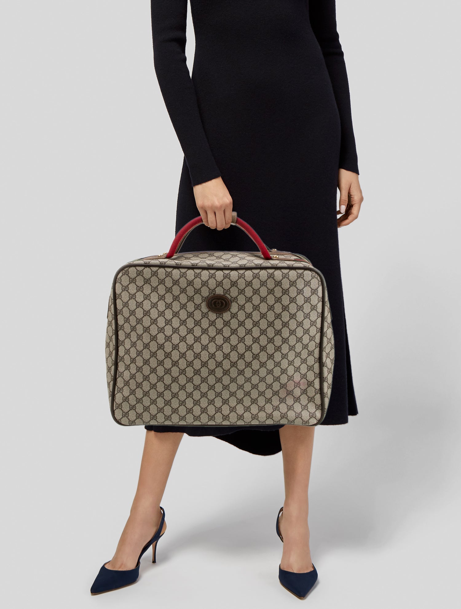 Gucci GG Supreme Suitcase