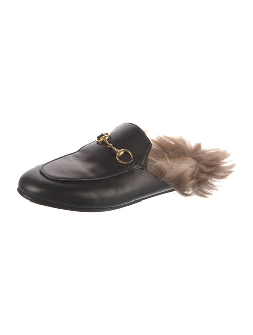 Gucci Horsebit Accent Leather Mules