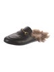 Gucci Horsebit Accent Leather Mules