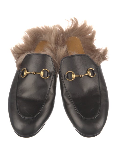 Gucci Horsebit Accent Leather Mules