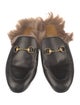 Gucci Horsebit Accent Leather Mules