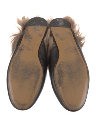 Gucci Horsebit Accent Leather Mules