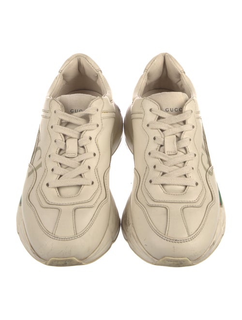 Gucci Web Accent Leather Chunky Sneakers