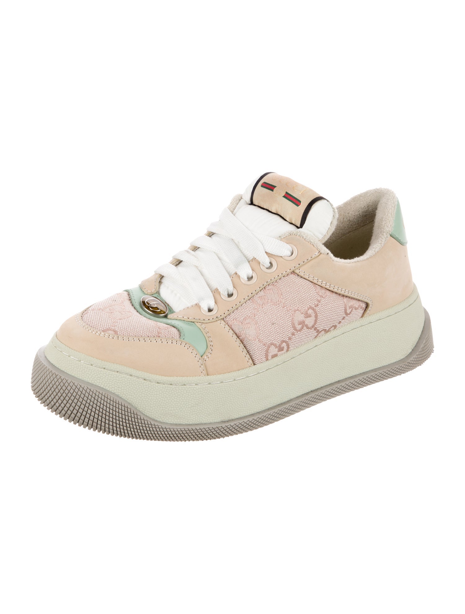 Gucci GG Canvas Suede Sneakers