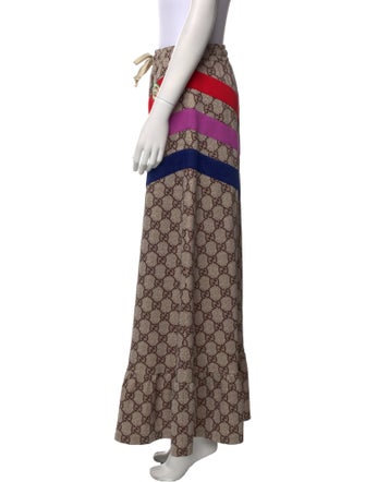 Gucci Printed Long Skirt