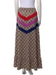 Gucci Printed Long Skirt