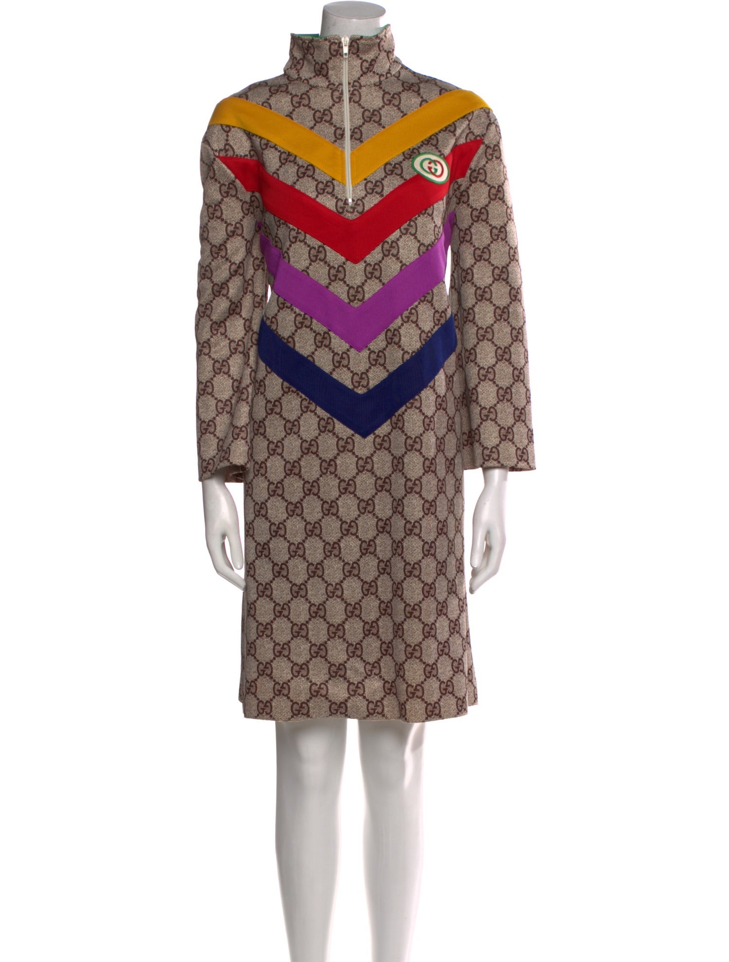 Gucci Printed Knee-Length Dress