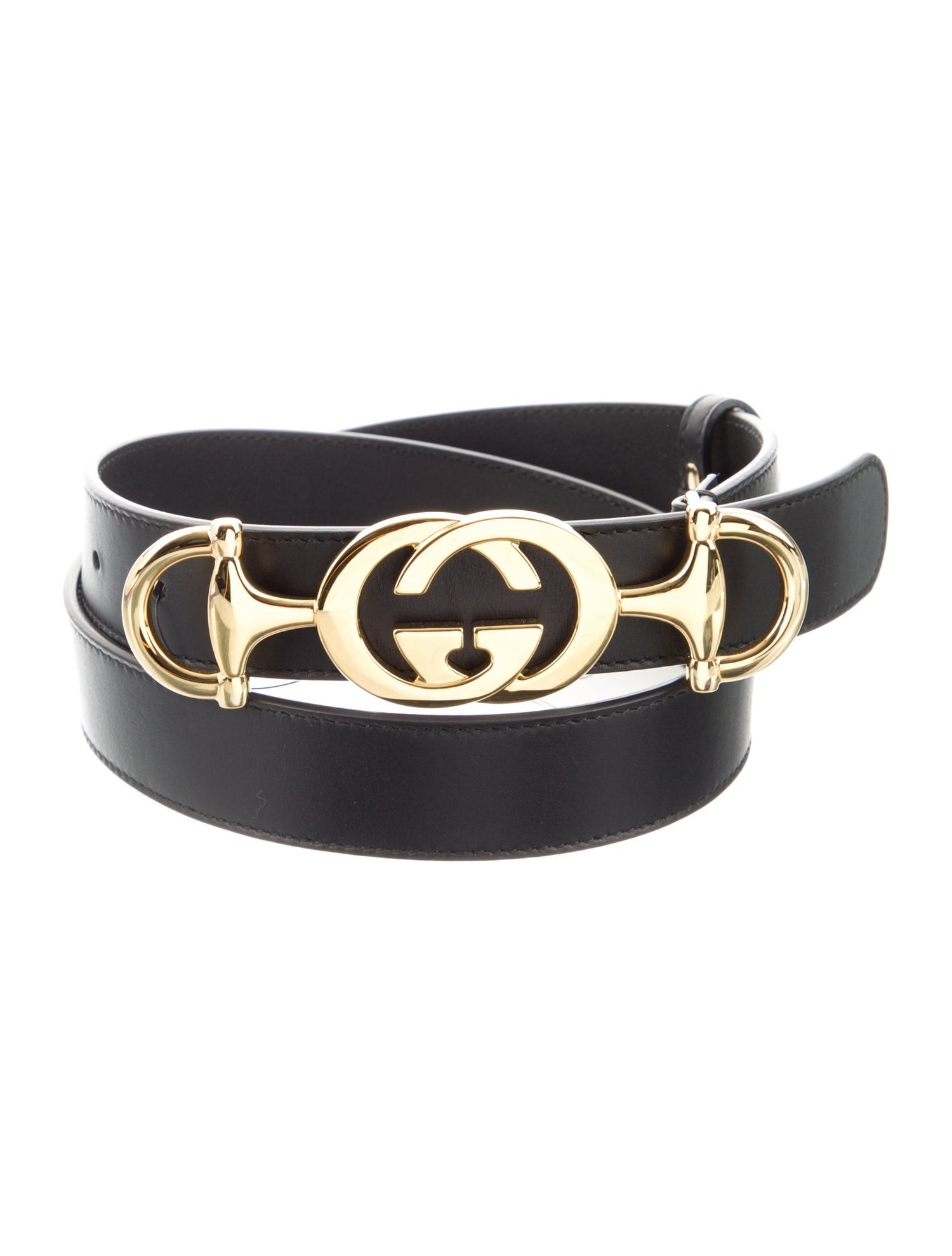 Gucci Interlocking G Horsebit Interlocking G Logo Belt