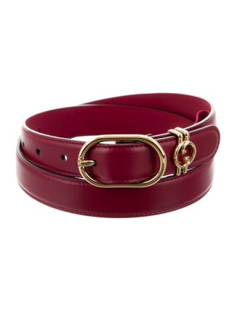 Gucci Skinny Leather Belt