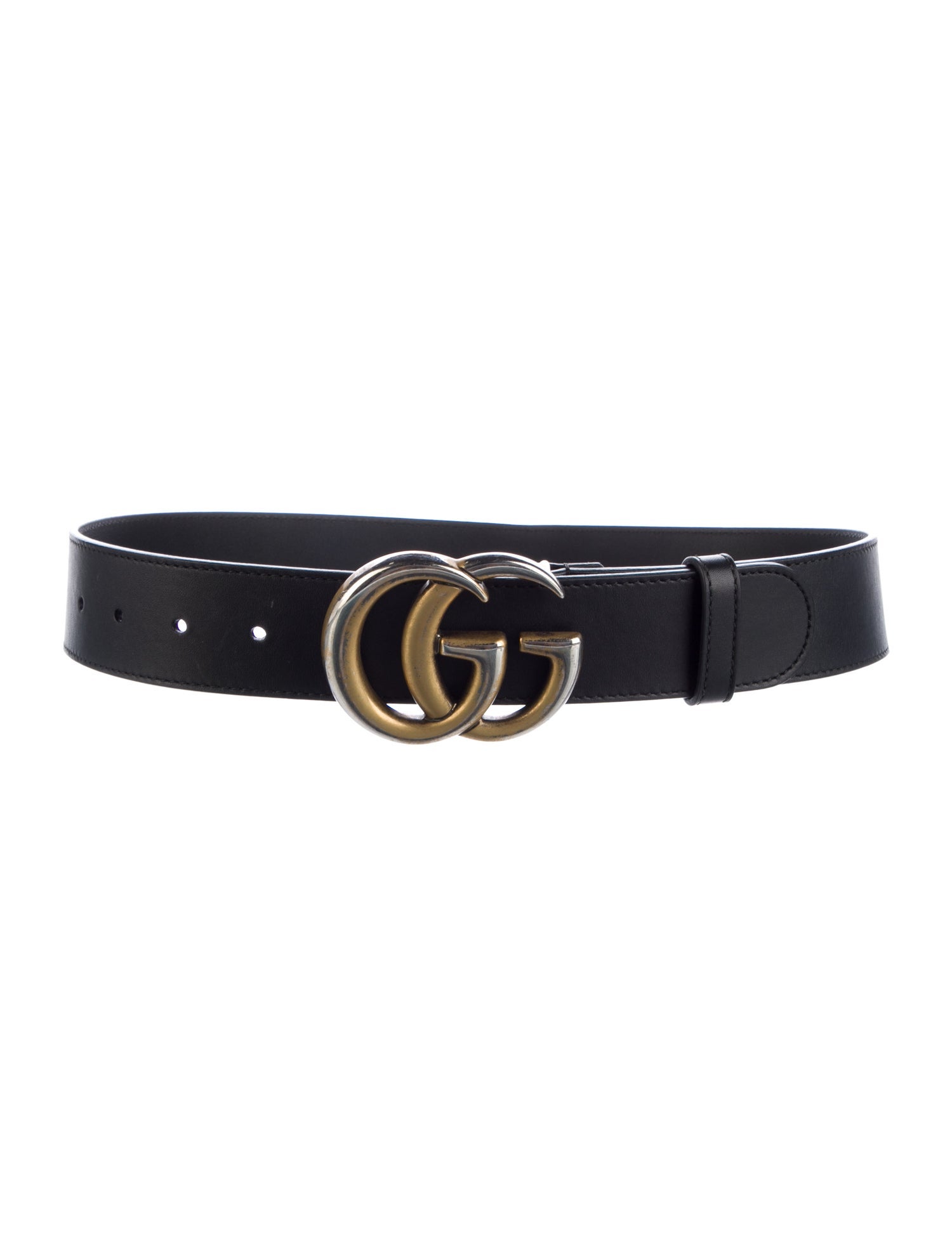 Gucci Double G Logo Skinny Belt