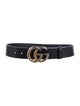 Gucci Double G Logo Skinny Belt