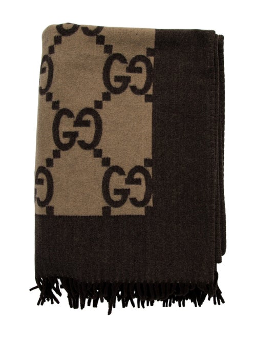 Gucci Reversible GG Throw Blanket