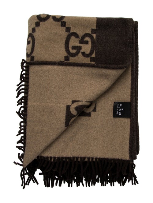 Gucci Reversible GG Throw Blanket