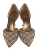 Gucci GG Canvas Canvas D'Orsay Pumps