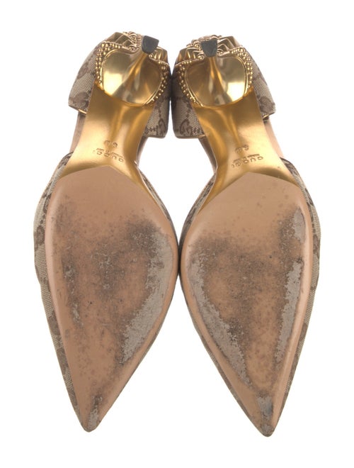 Gucci GG Canvas Canvas D'Orsay Pumps