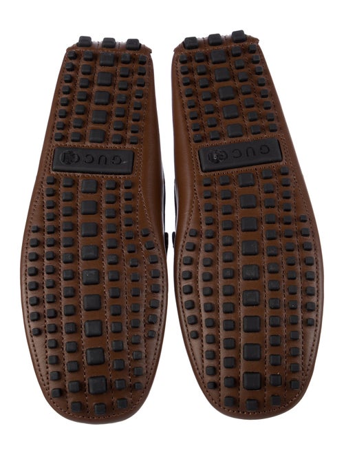 Gucci GG Supreme Leather Drivers