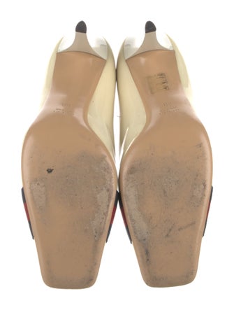 Gucci Sylvie Web Accent Patent Leather Pumps