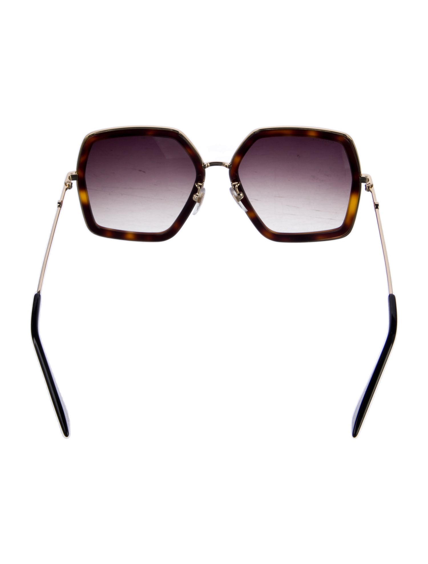 Gucci Interlocking G Logo Square Sunglasses