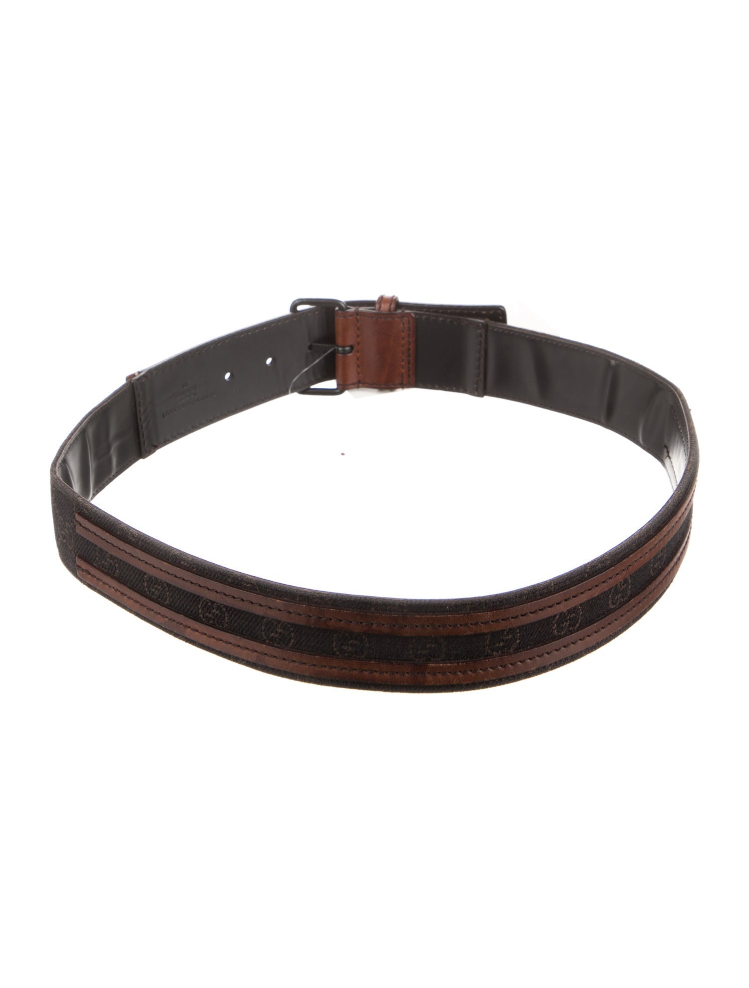 Gucci GG Canvas Wide Waist Belt