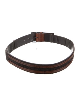 Gucci GG Canvas Wide Waist Belt