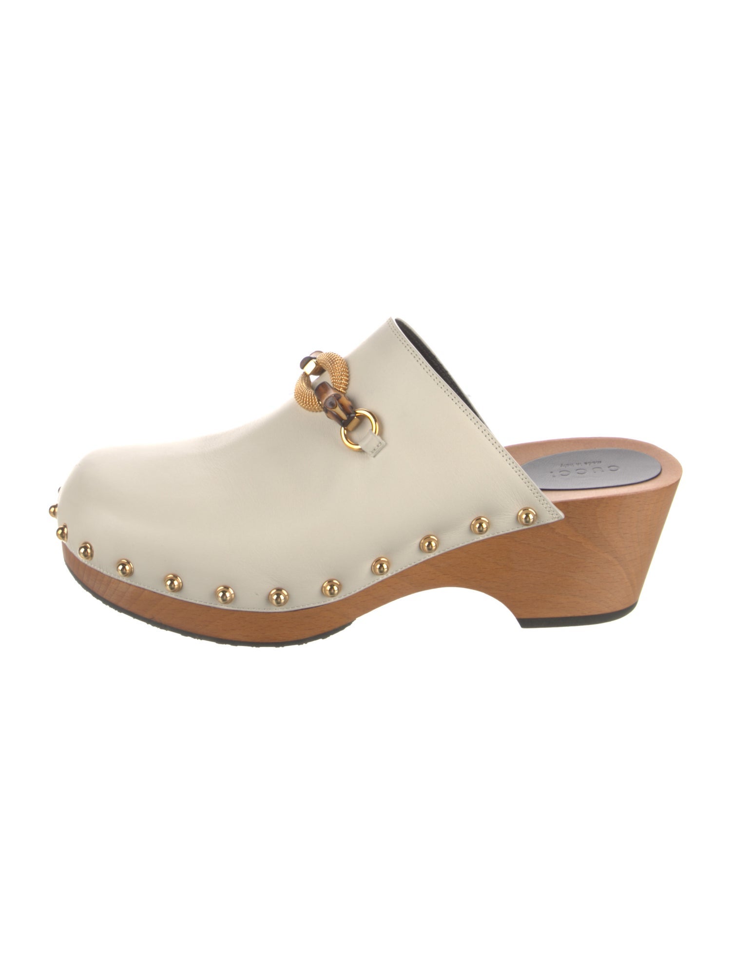 Gucci Horsebit Accent Leather Mules