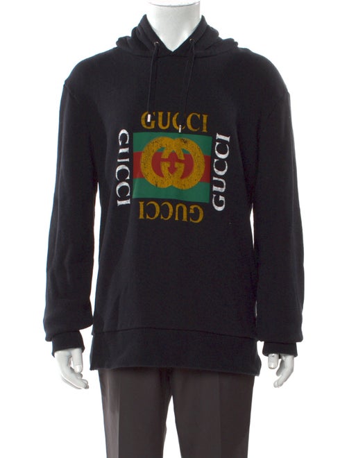 Gucci Web Accent Crew Neck Hoodie