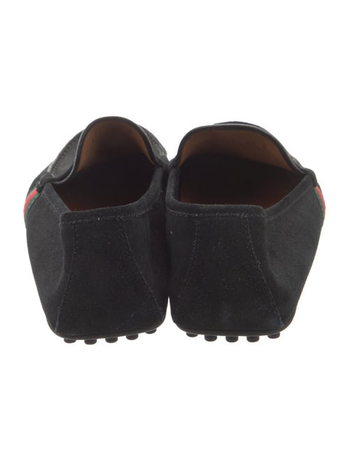 Gucci Web Accent Suede Drivers