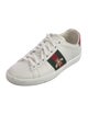Gucci Web Accent Leather Sneakers