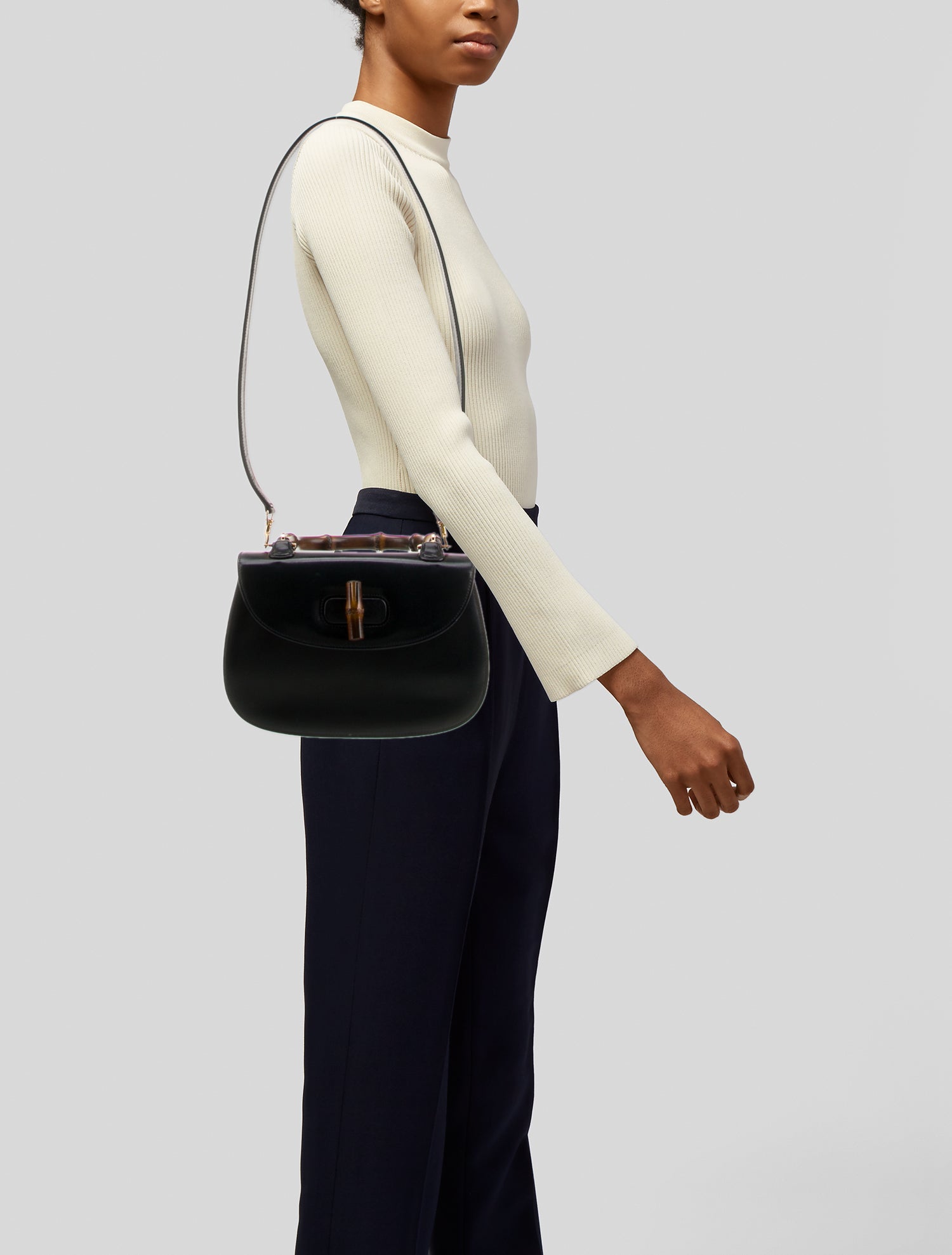 Gucci Bamboo Bamboo 1947 Medium Vintage