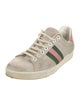 Gucci Web Accent Suede Sneakers