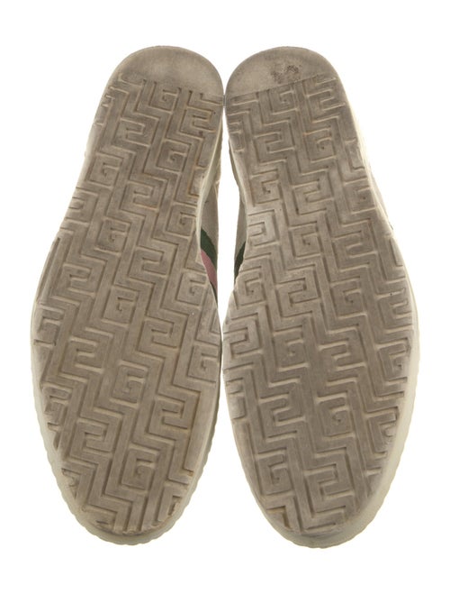 Gucci Web Accent Suede Sneakers