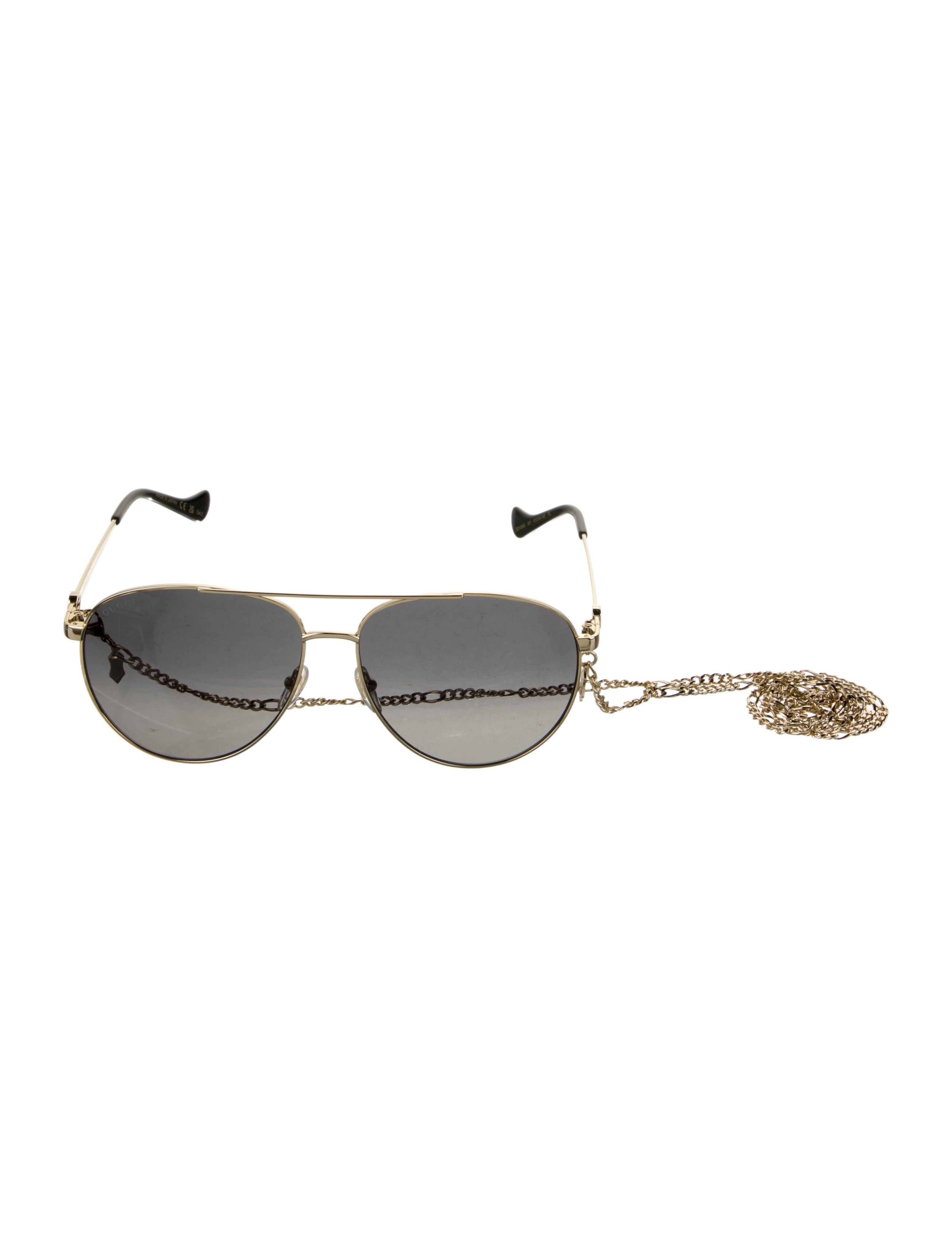 Gucci Round Clear Sunglasses