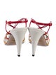 Gucci Interlocking G Logo Leather Slingback Sandals