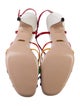 Gucci Interlocking G Logo Leather Slingback Sandals