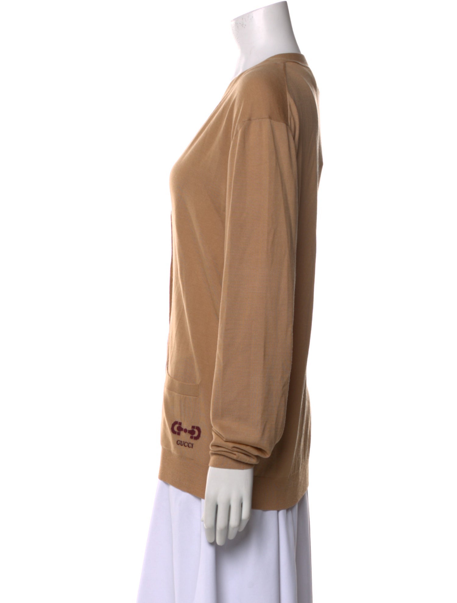 Gucci Wool V-Neck Sweater w/ Tags