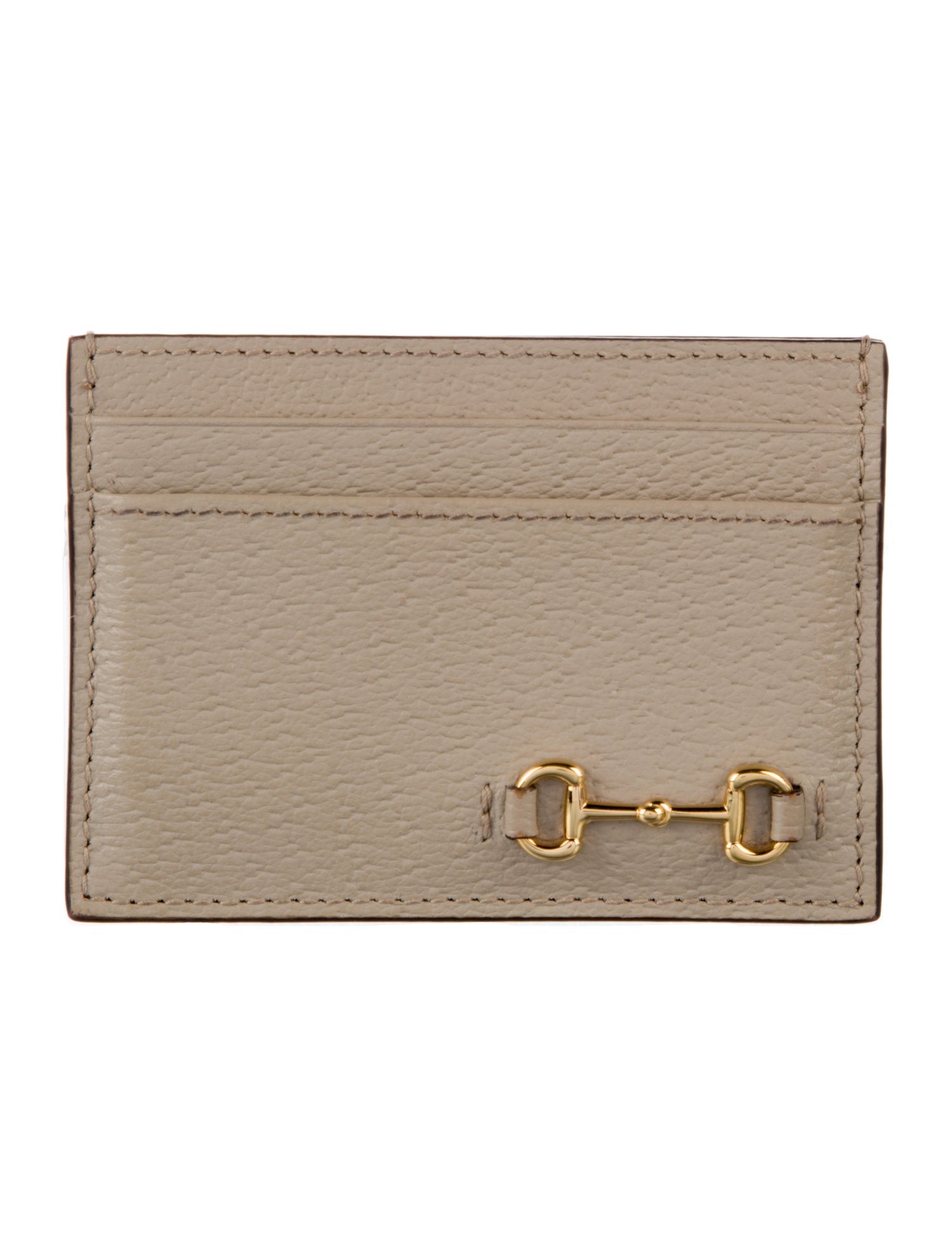 Gucci 1955 Horsebit Accent Calfskin Card Holder