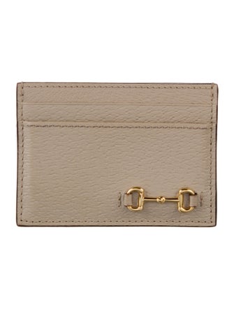 Gucci 1955 Horsebit Accent Calfskin Card Holder